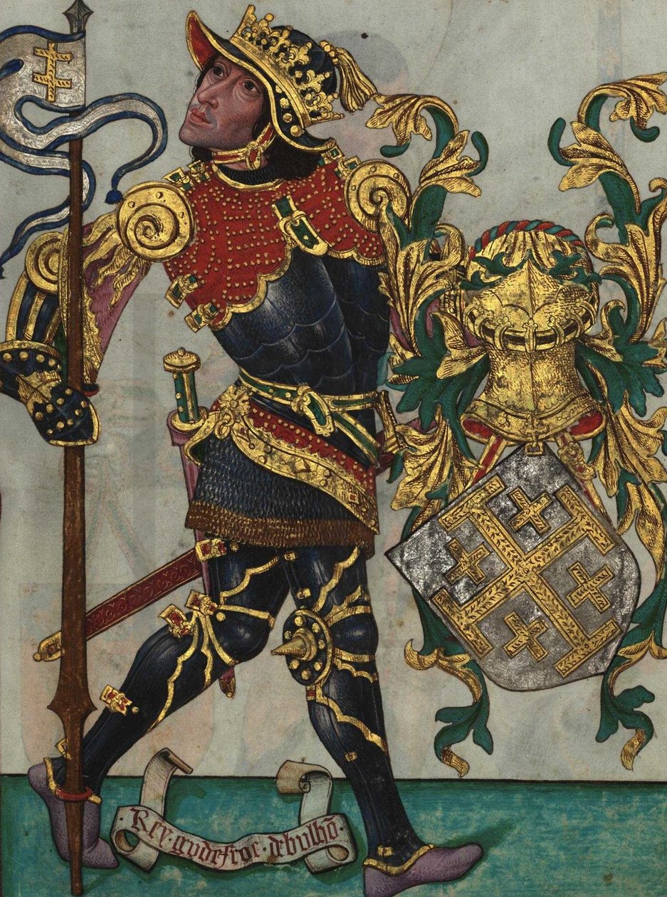 Godfrey z Bouillon Z Livro do Ameiro-Mor, 1509 autorstwa Unbekannt