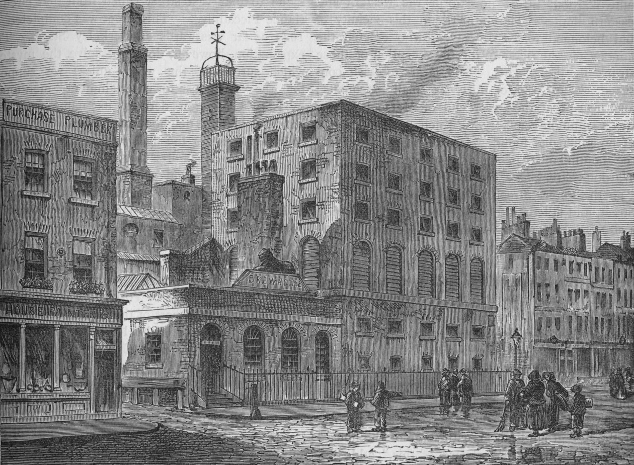 Browar Golden Square, Soho, Westminster, Londyn, c1875 1878 autorstwa Unbekannt