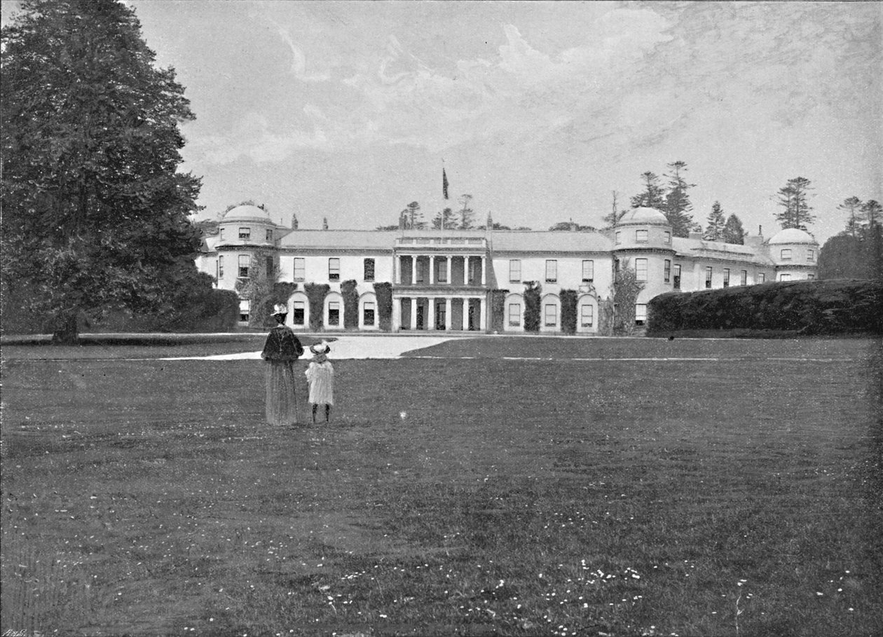 Goodwood House, Sussex, ok. 1896. autorstwa Unbekannt