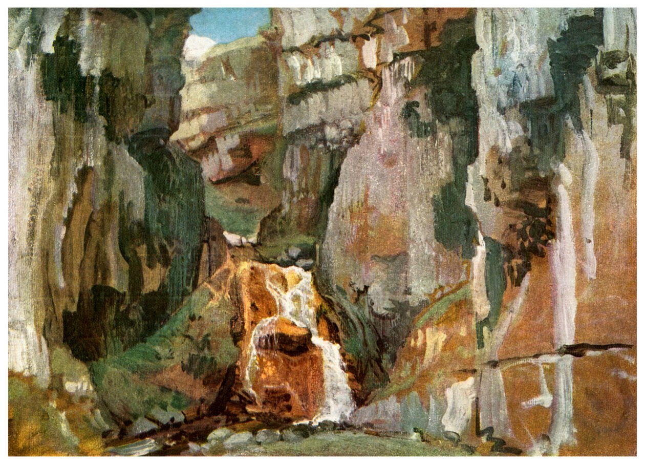 Gordale Scar, West Yorkshire, c1811 1956 autorstwa Unbekannt