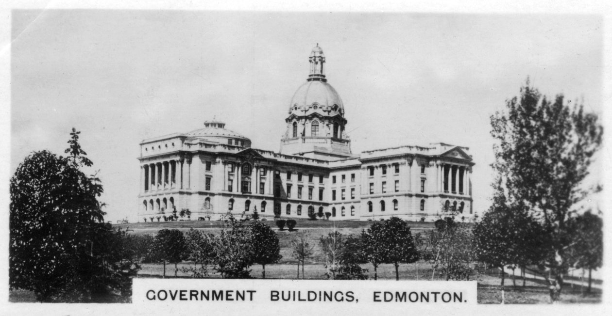 Budynki rządowe, Edmonton, Alberta, Kanada, ok. 1920 r. autorstwa Unbekannt