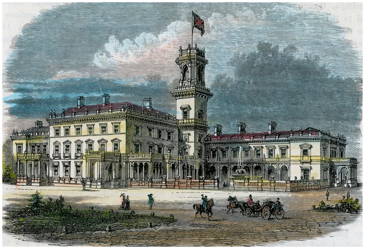 Dom rządowy, Melbourne, Wiktoria, Australia, c1880 autorstwa Unbekannt