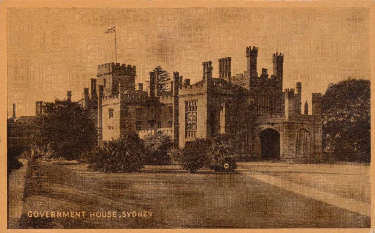 Dom rządowy, Sydney, ok. 1900. autorstwa Unbekannt