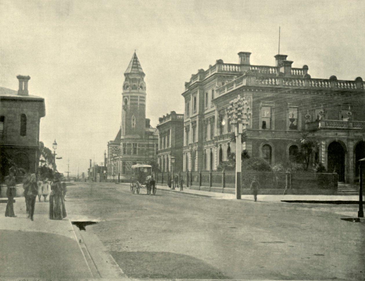 Biura rządowe, Launceston, 1901. autorstwa Unbekannt