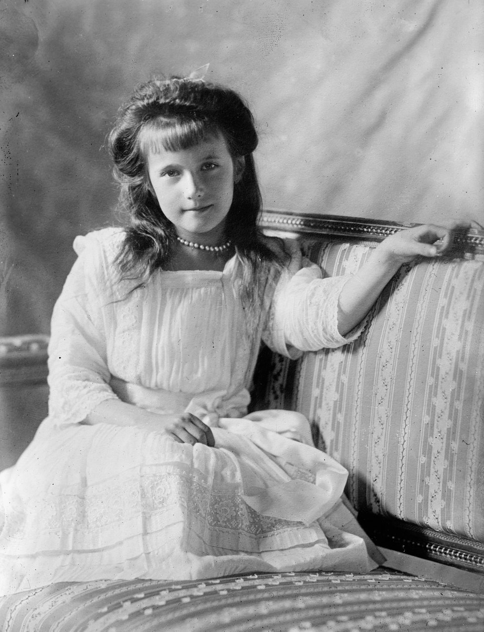 Wielka Księżna Anastazja Nikołajewna Rosji, c1908-c1910 autorstwa Unbekannt