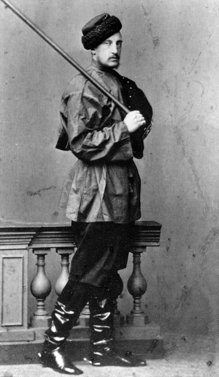 Wielki Książę Mikołaj Nikołajewicz Starszy Rosji, c1860-c1864 autorstwa Unbekannt