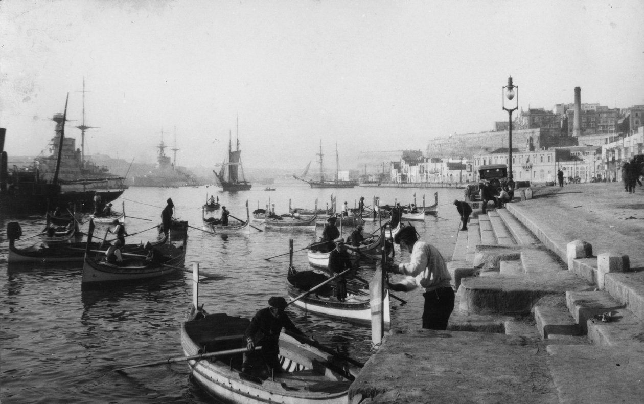 Wielki Port, Malta, 1937 autorstwa Unbekannt