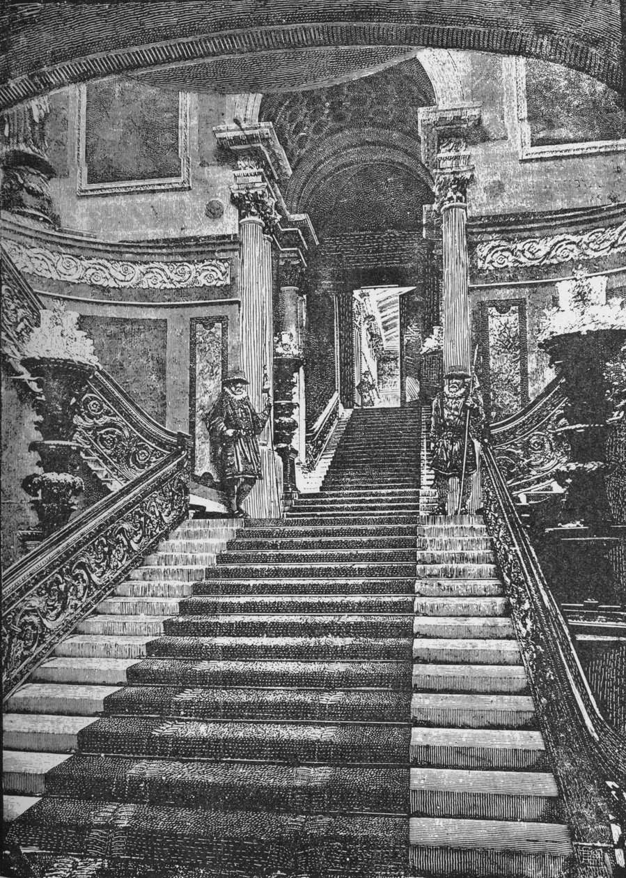 Wielkie Schody, Pałac Buckingham, 1890 autorstwa Unbekannt