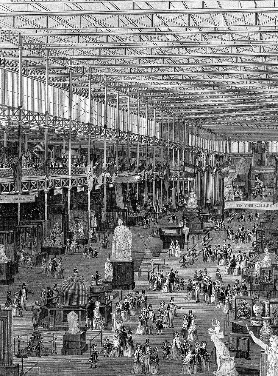 Wielka Wystawa w Crystal Palace, Hyde Park, Londyn, 1851 autorstwa Unbekannt