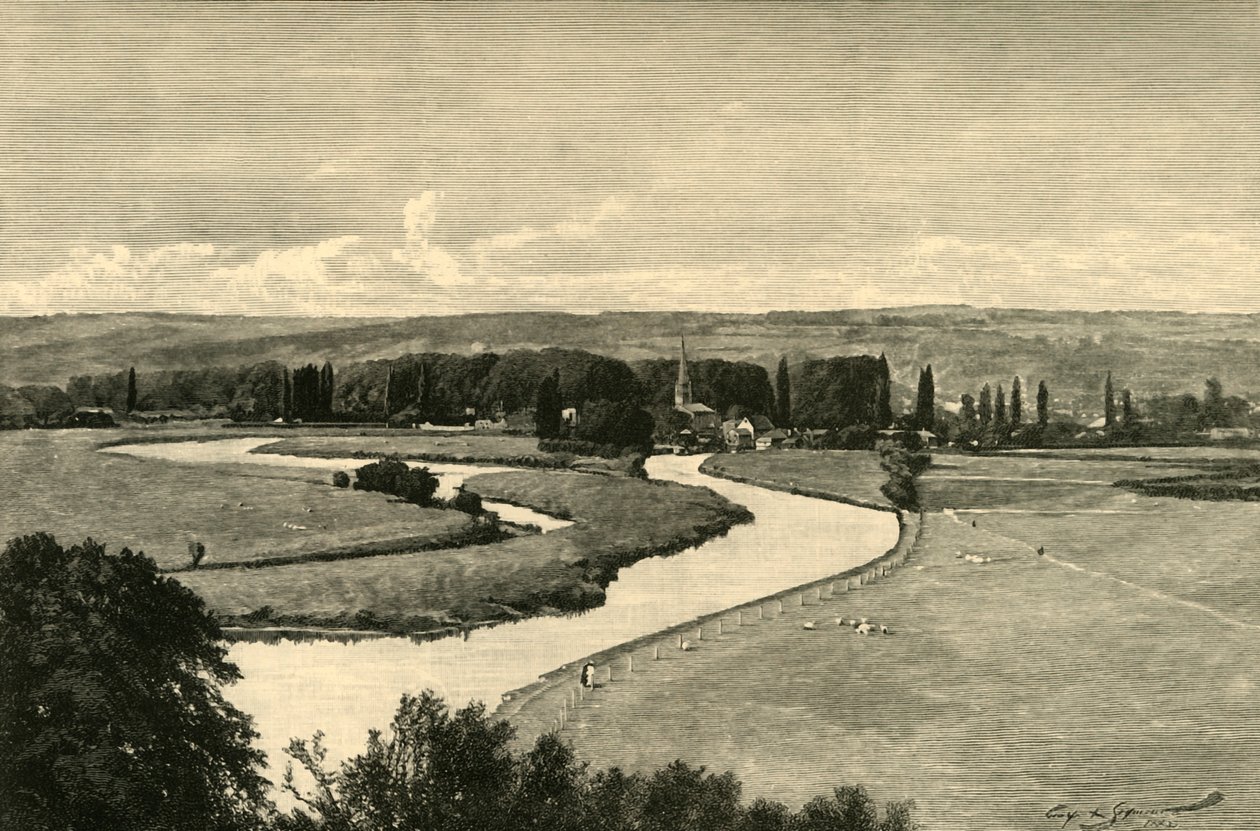Wielki Marlow, z Quarry Woods, 1898. autorstwa Unbekannt