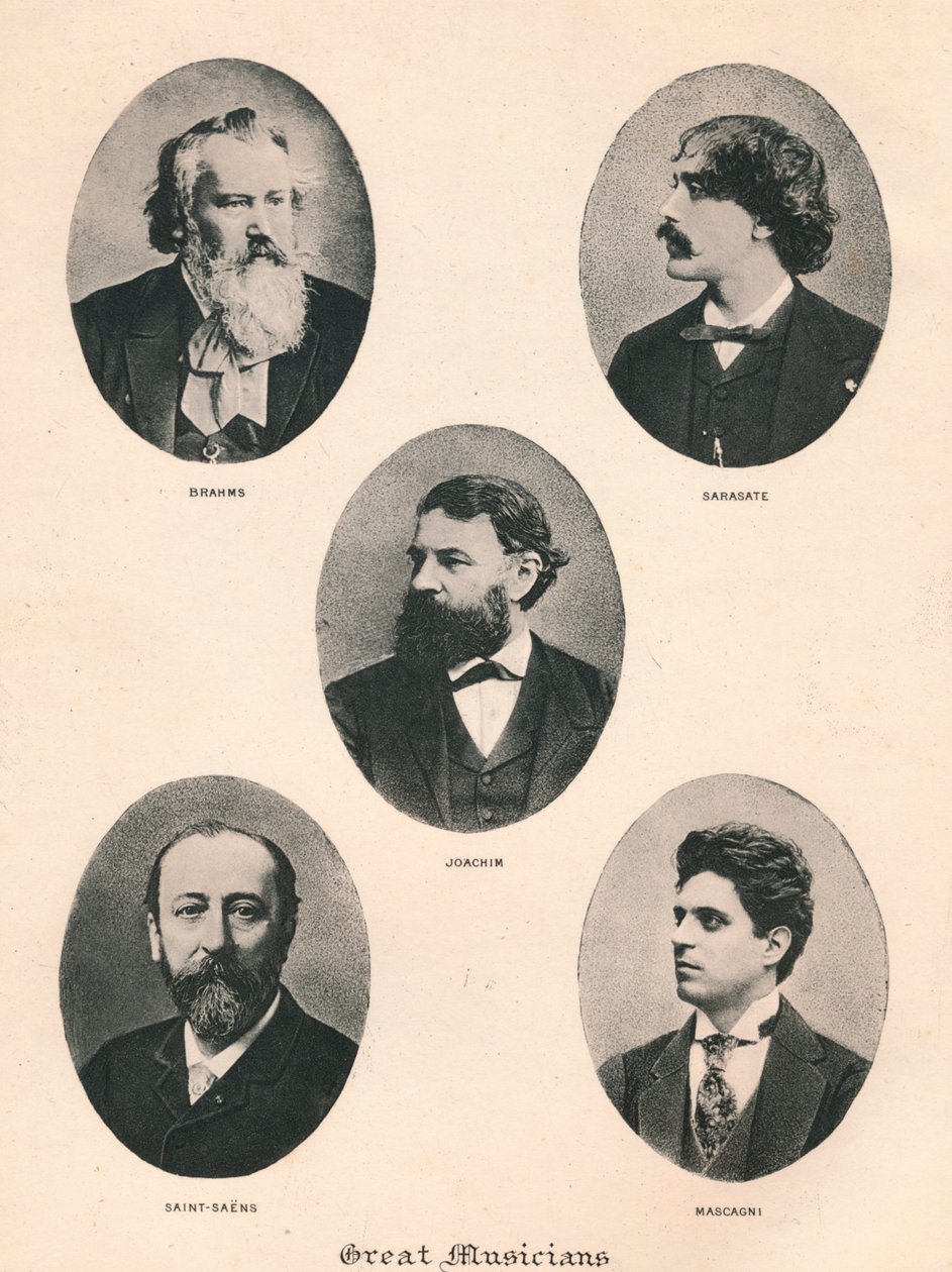 Wielcy Muzycy - Płyta VII, 1895 autorstwa Unbekannt