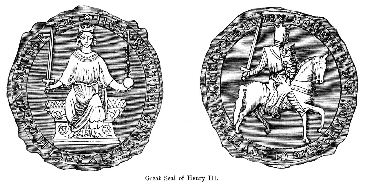 Wielka pieczęć Henryka III autorstwa Unbekannt