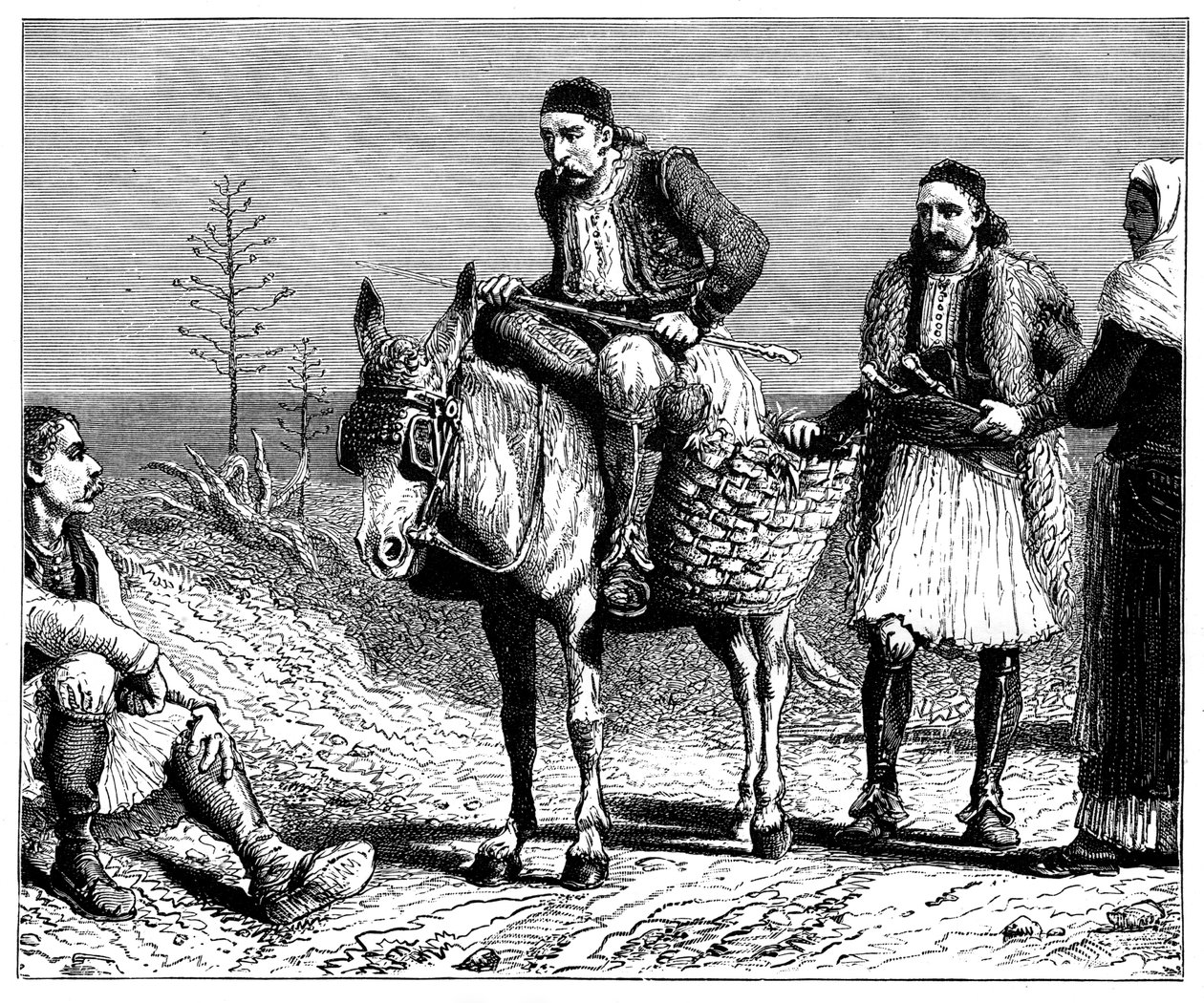 Greccy chłopi, ok. 1890 autorstwa Unbekannt