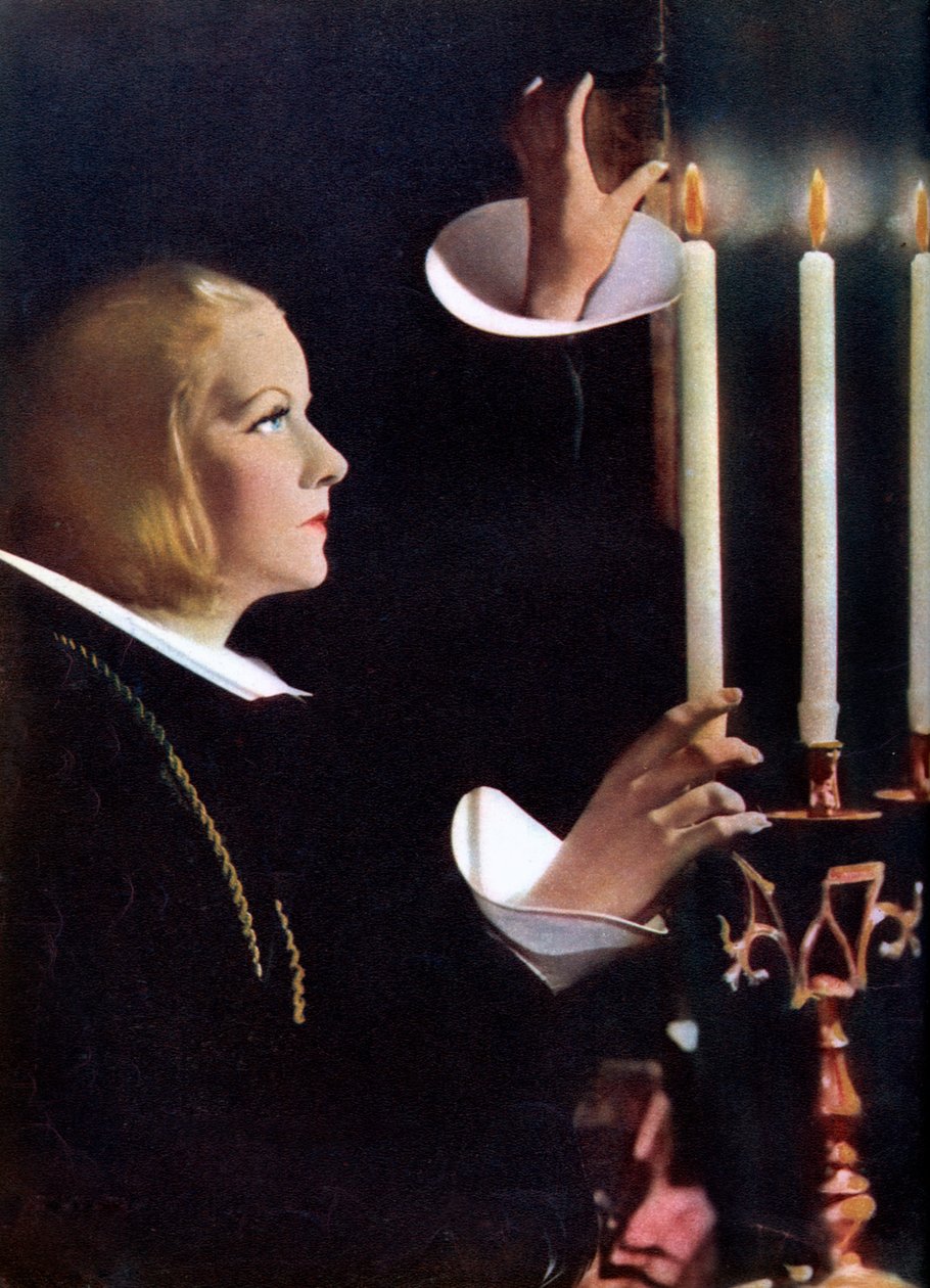 Greta Garbo, szwedzka aktorka, 1934-1935 autorstwa Unbekannt