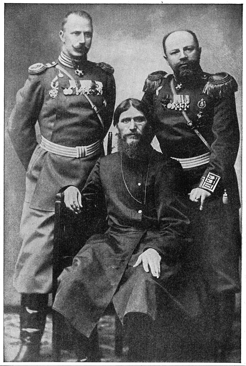 Grigorij Efimowicz Rasputin, rosyjski mistyk i święty człowiek autorstwa Unbekannt