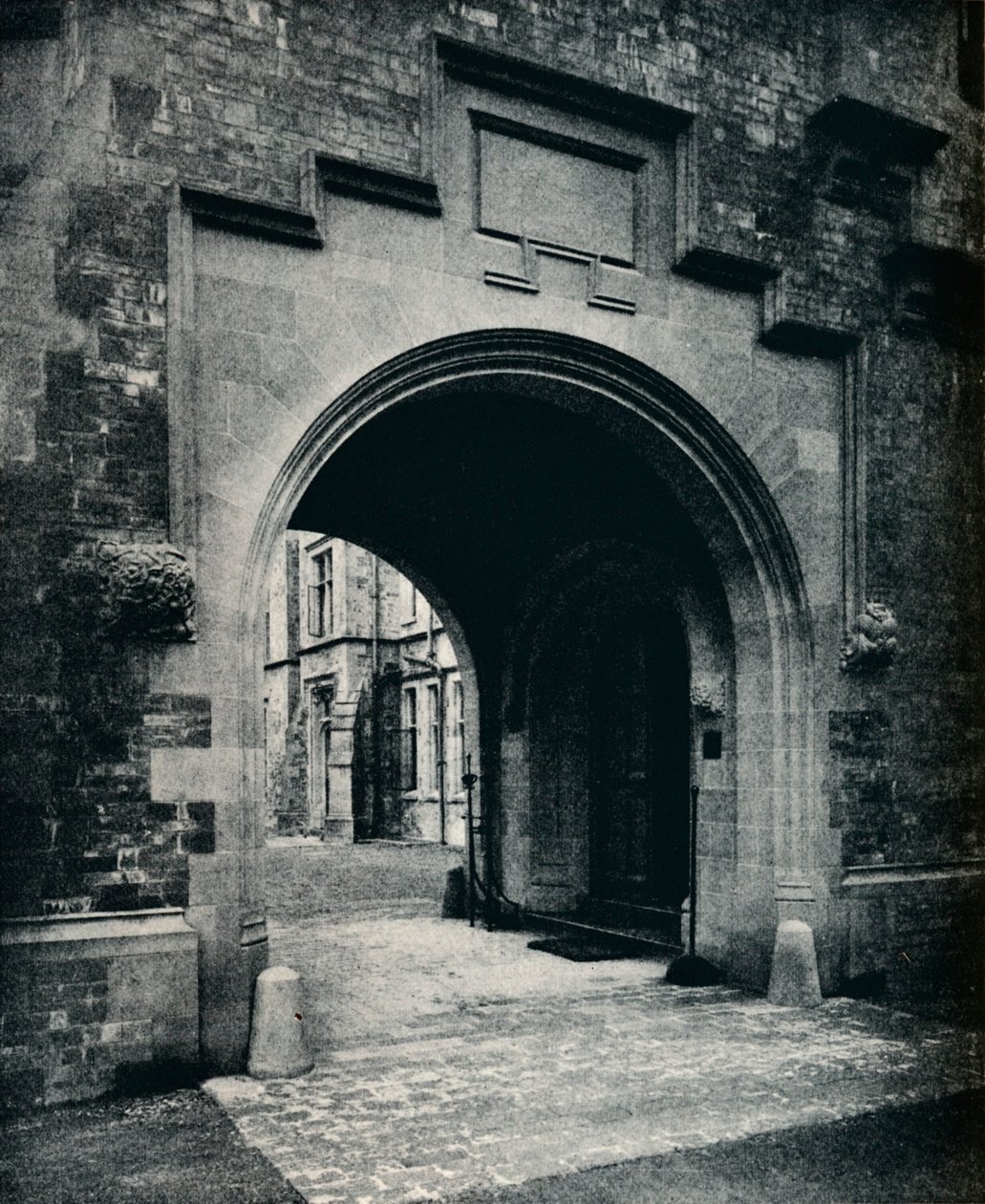 Grizedale Hall, Lancashire: Brama w wieży do Porte-Cochere, c1911 autorstwa Unbekannt