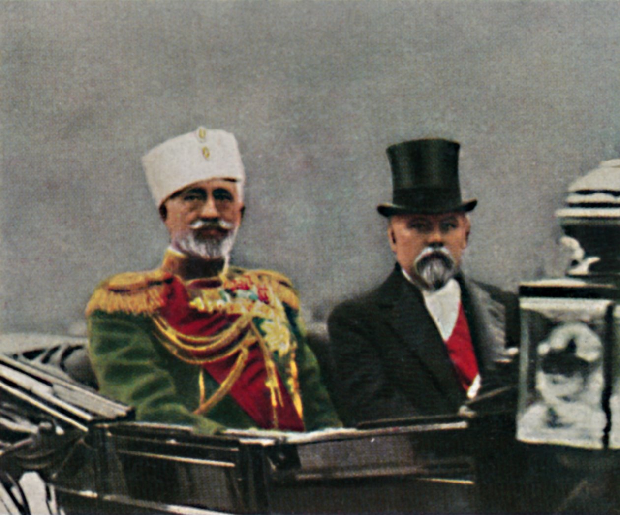 Wielki Książę Nikołaj Nikołajewicz 1856-1929 i Poincaré ur. 1860, 1934. autorstwa Unbekannt