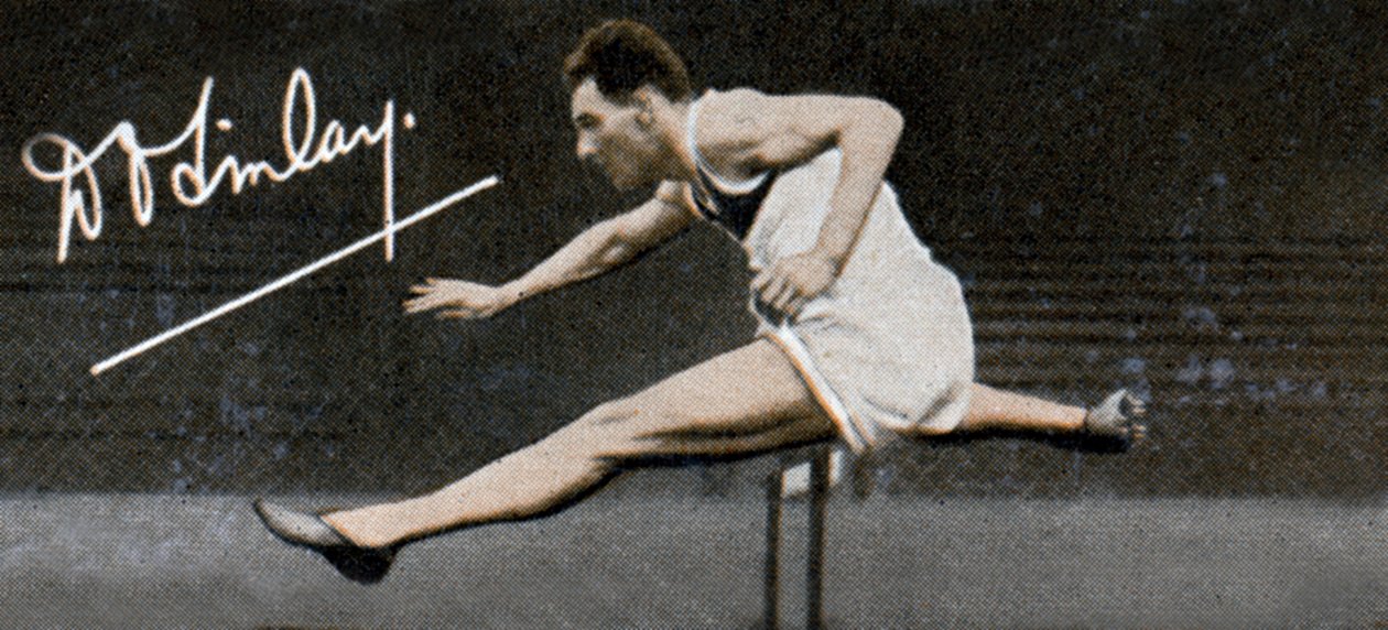 Kapitan grupy Donald Don Osborne Finlay, Wielka Brytania i płotkarz olimpijski, 1935 autorstwa Unbekannt