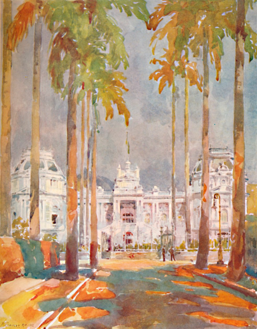Pałac Guanabara. - Rezydencja prezydenta marszałka Hermesa da Fonseca, 1914 r. autorstwa Unbekannt