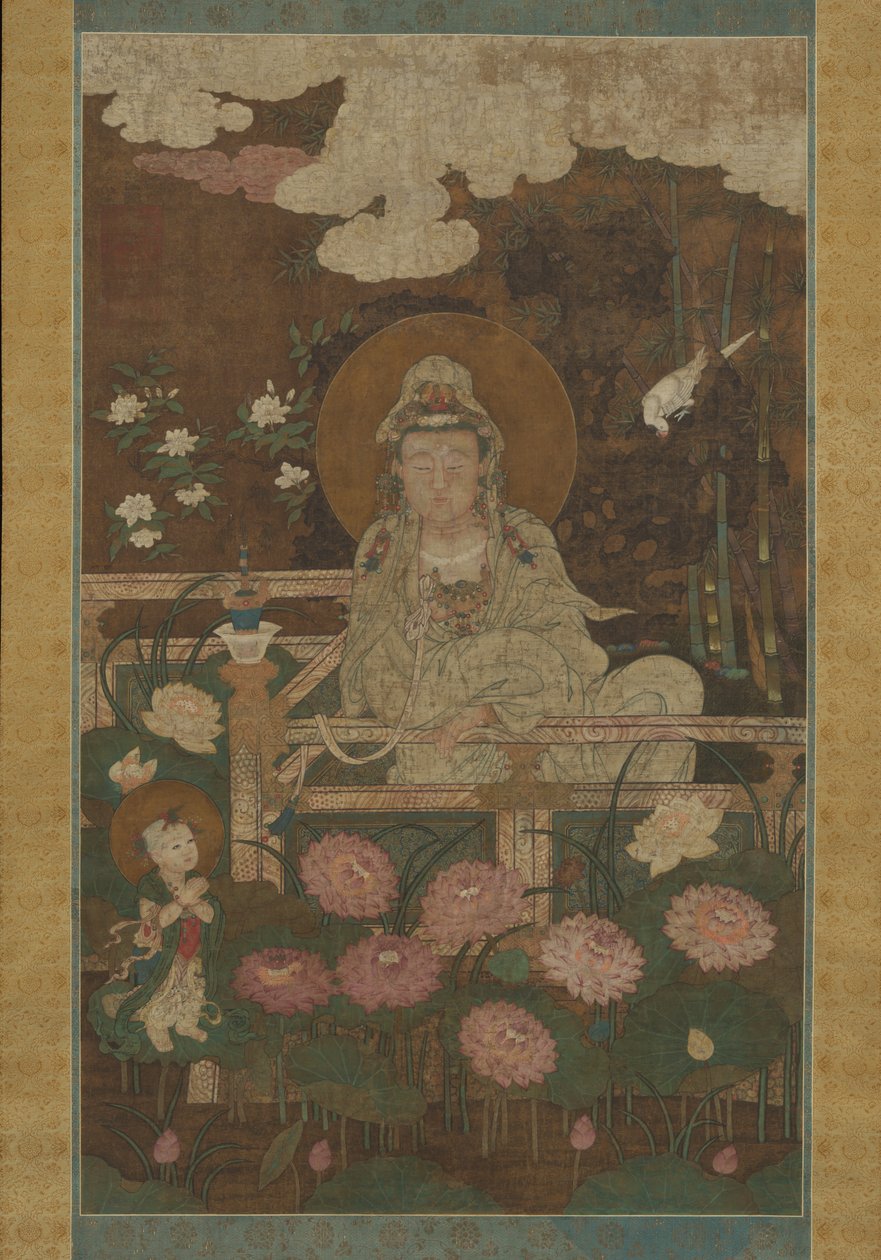 Guanyin jako bodhisattwa dziewięciu lotosów, 1593. autorstwa Unbekannt