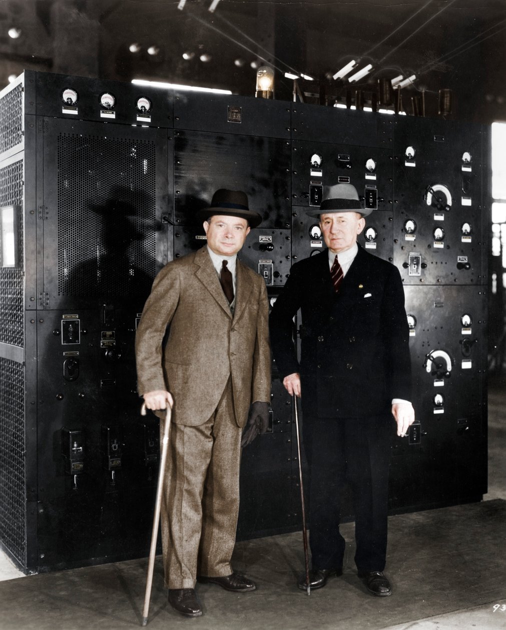 Guglielmo Marconi i David Sarnoff, 1933 autorstwa Unbekannt
