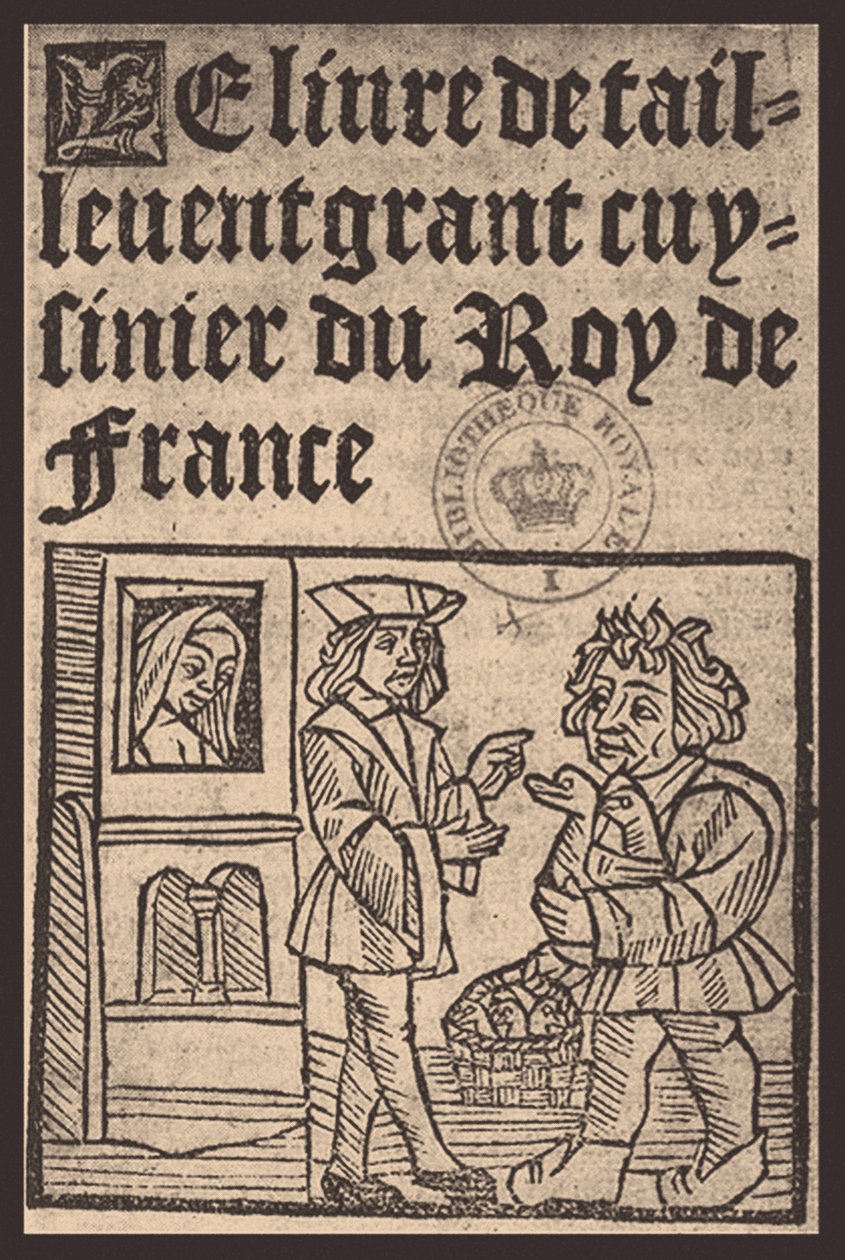 Guillaume Tirel, dit Taillevent Le Viandier, XVI w. autorstwa Unbekannt