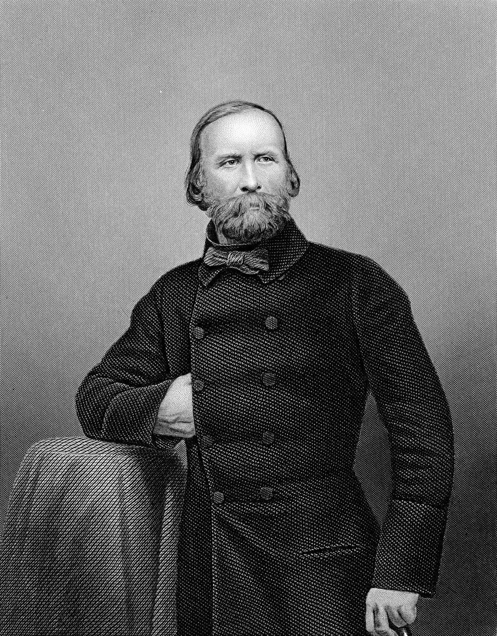 Guiseppe Garibaldi, włoski patriota, 1860 autorstwa Unbekannt