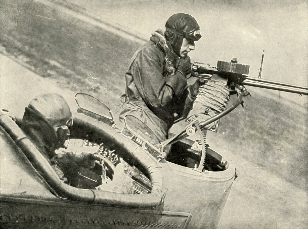 Pistolet i instrumenty używane przez pilota, 1919. autorstwa Unbekannt