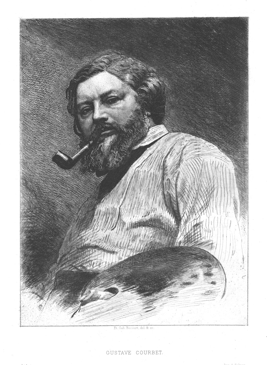 Gustave Courbet, ok. 1860. autorstwa Unbekannt