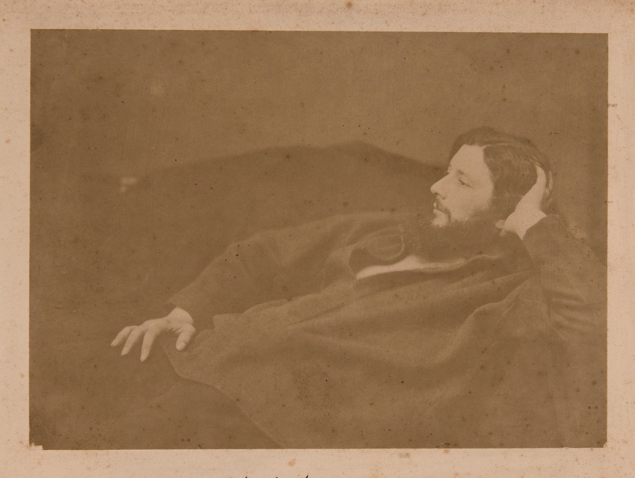 Gustave Courbet, ok. 1865 r. autorstwa Unbekannt