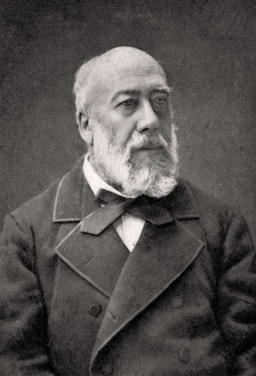 Gustave Nadaud, francuski autor piosenek, 1880 autorstwa Unbekannt