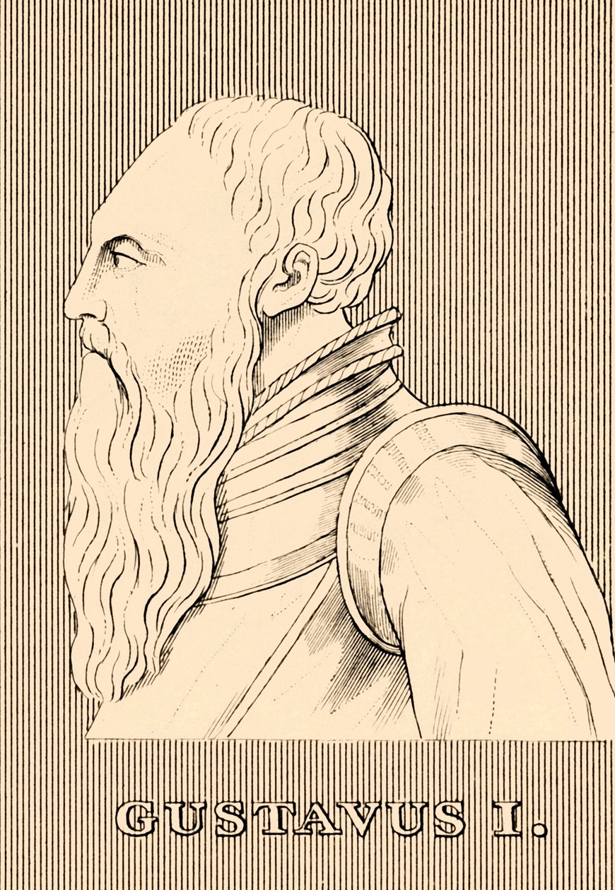 Gustaw I, 1496-1560, 1830. autorstwa Unbekannt