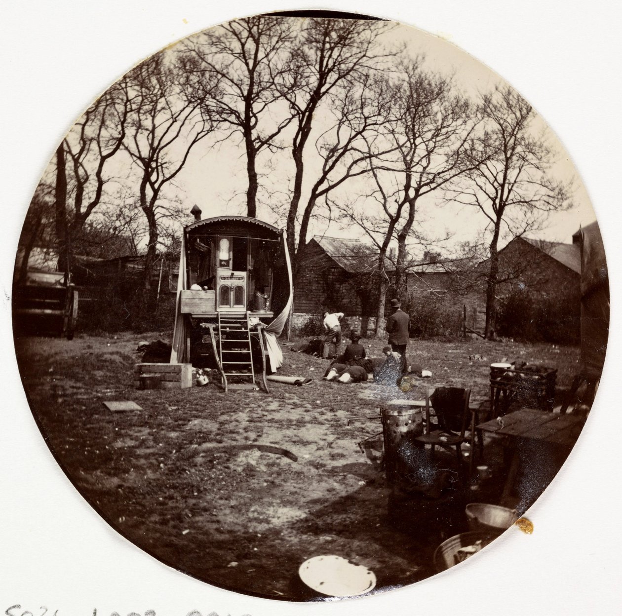 „Obóz cygański”, ok. 1890 autorstwa Unbekannt