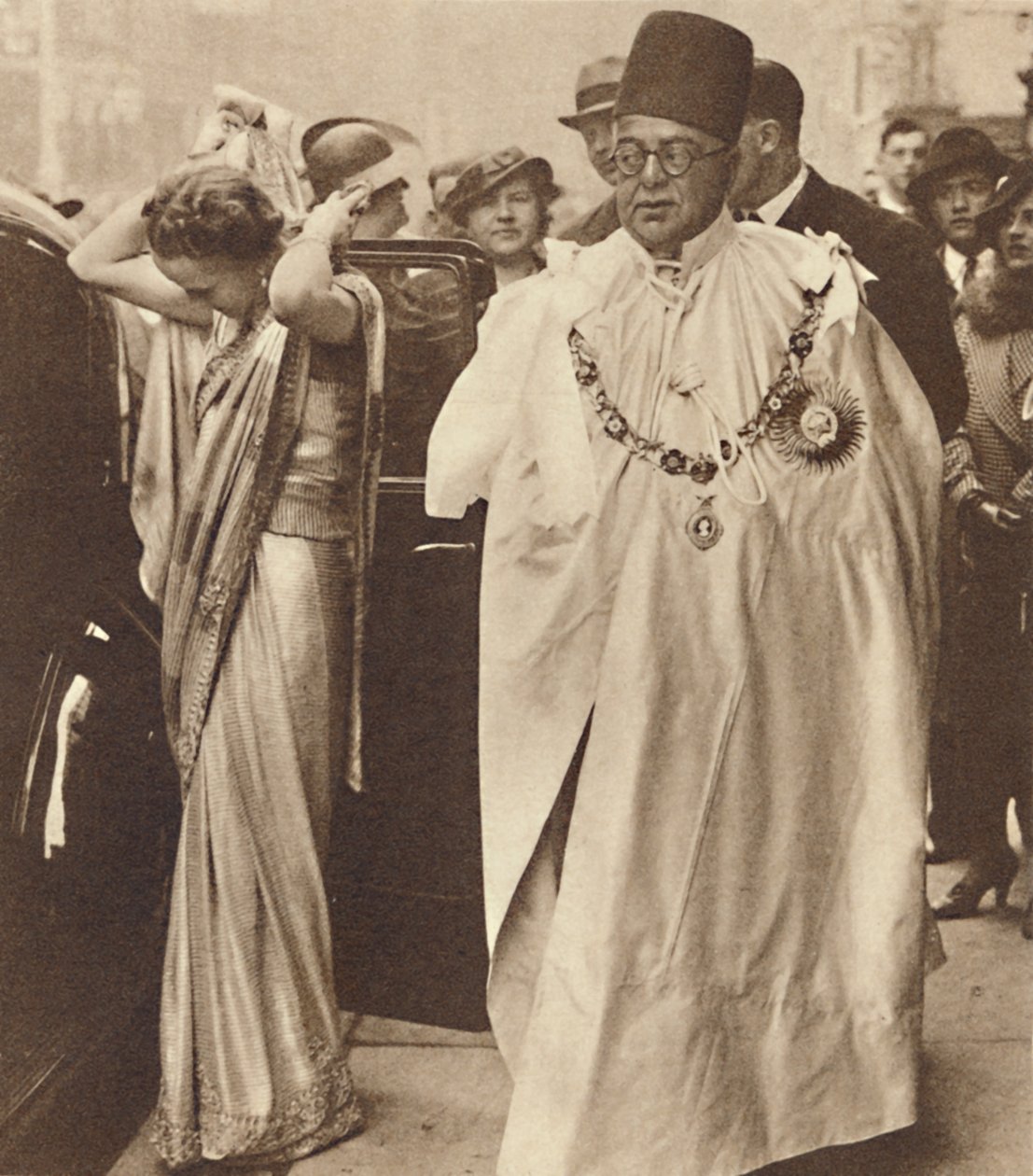 H.H. Książę Aga Khan i Begum Aga Khan, 12 maja 1937 autorstwa Unbekannt