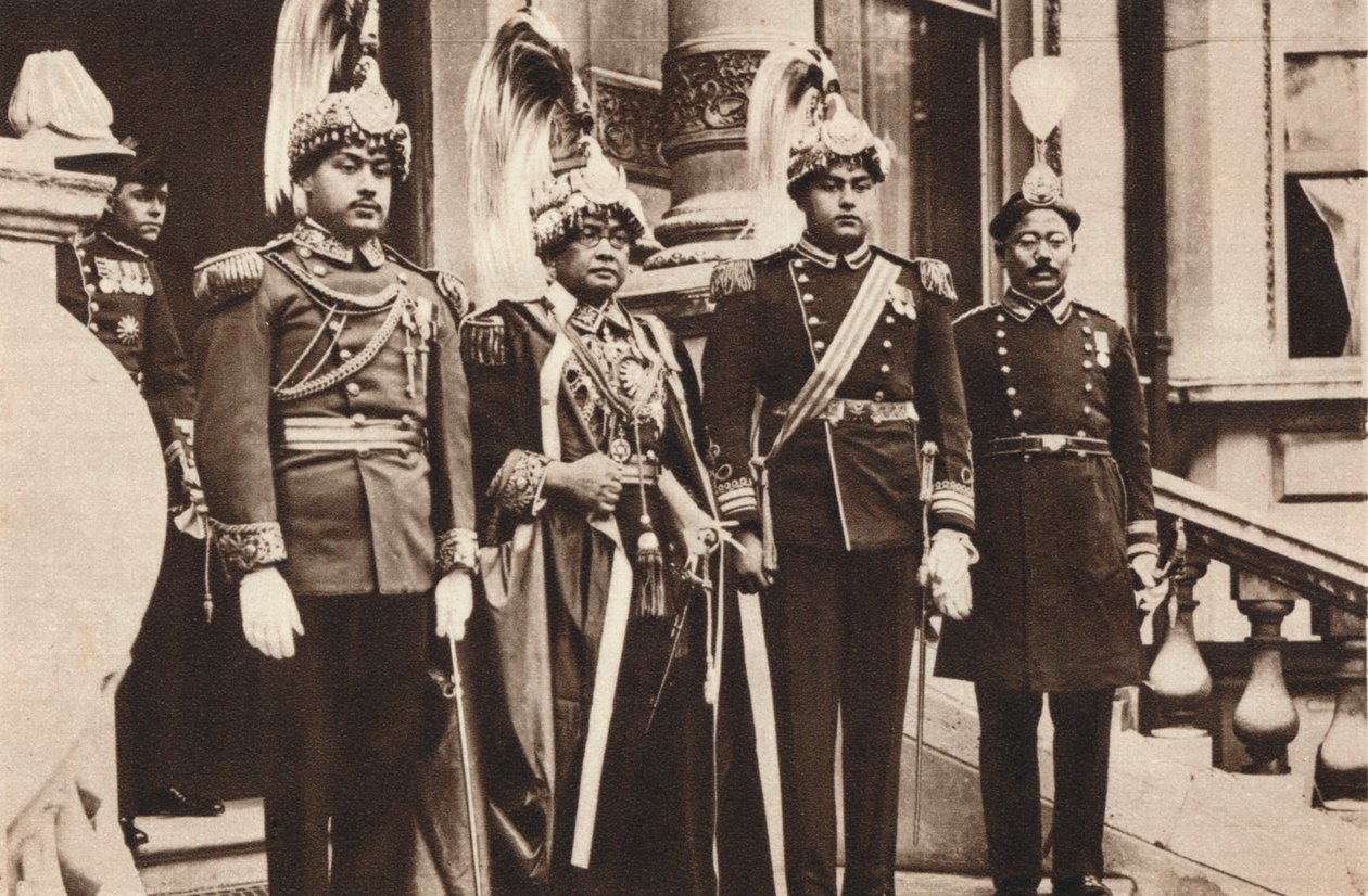 H.: Maharadża Bhim Shum Sher Jang Bahadur Rana, 1937 autorstwa Unbekannt