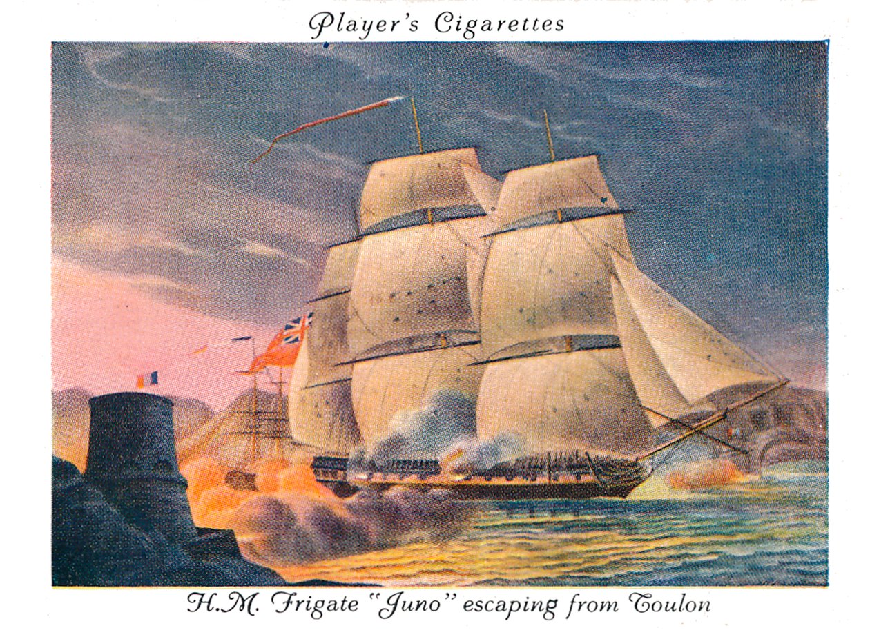 H.M.FrigateJuno ucieka z Tulonu, 1936. autorstwa Unbekannt