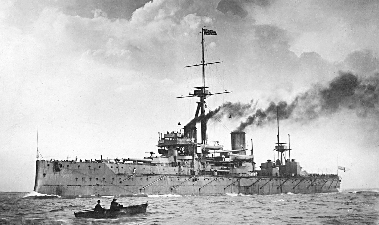 HMS Dreadnought (zdjęcie czarno-białe) autorstwa Unbekannt