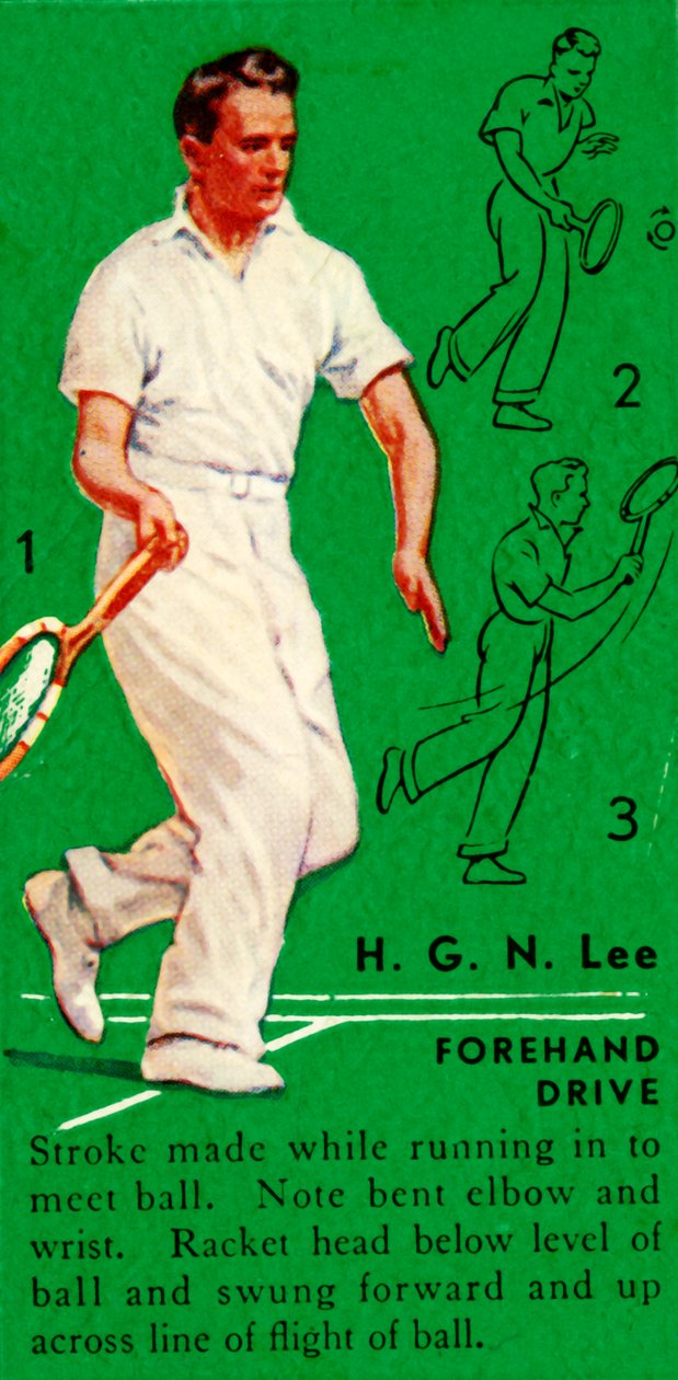 H.G.N. Lee - Forehand Drive, c1935. autorstwa Unbekannt