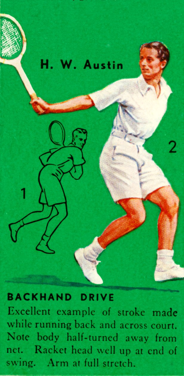 H. W. Austin - Backhand Drive, c1935. autorstwa Unbekannt
