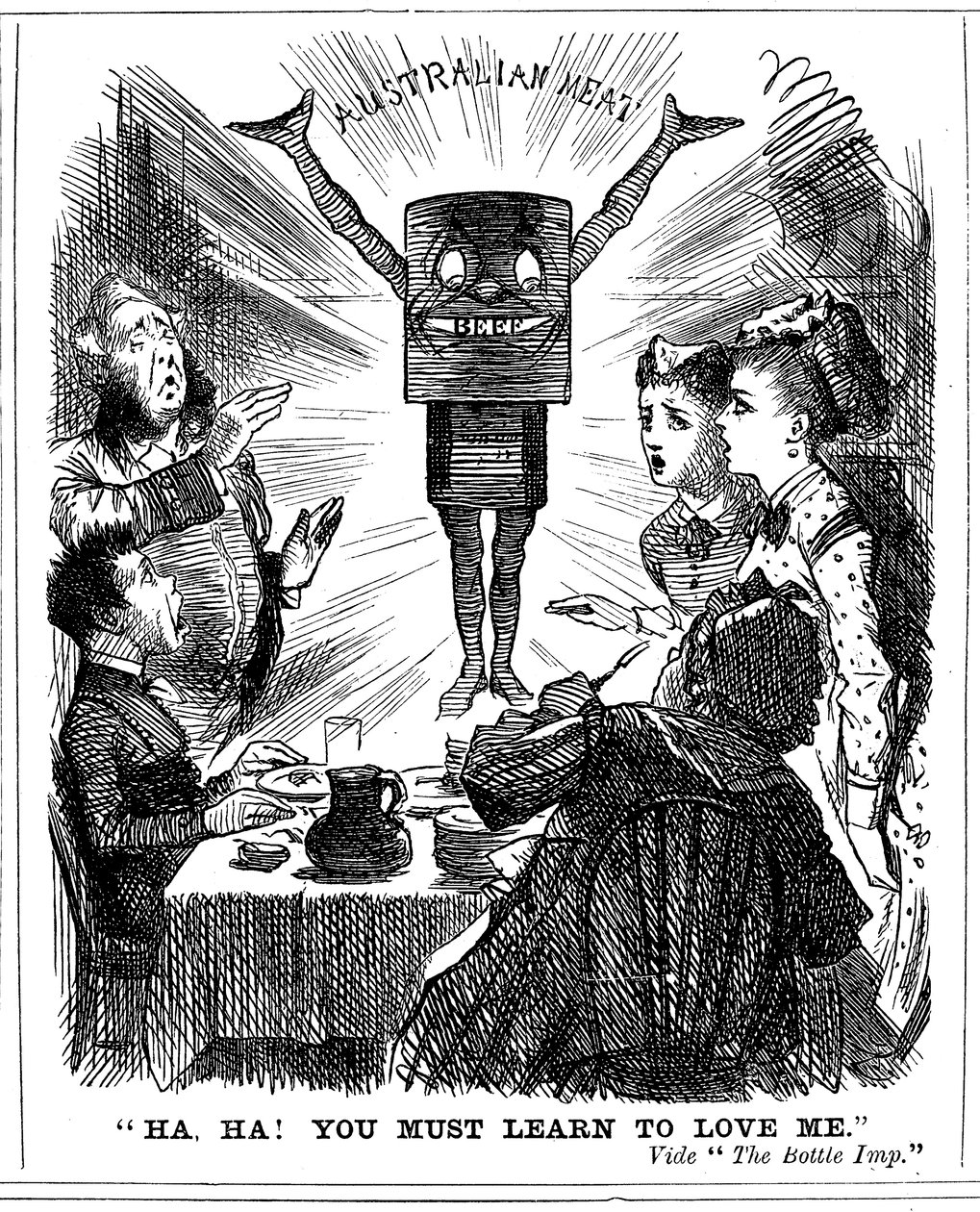 Ha ha! Musisz nauczyć się mnie kochać, 1873 autorstwa Unbekannt