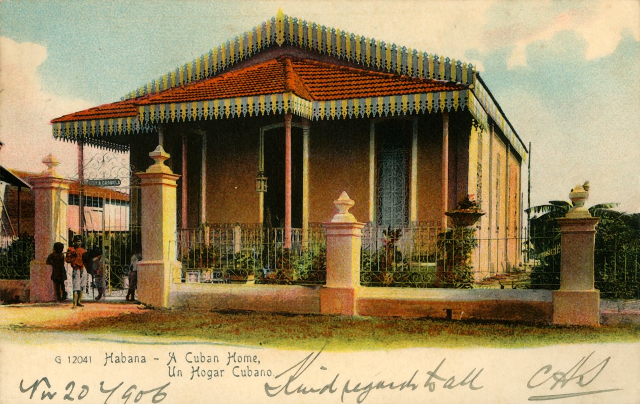 Hawana - dom kubański, dom kubański, 1900. autorstwa Unbekannt