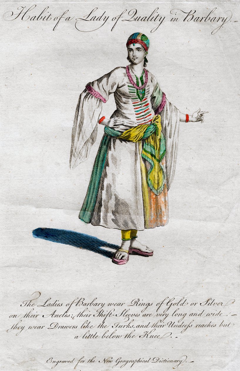 Habit Pani Jakości na Barbary, XVIII-XIX w. autorstwa Unbekannt
