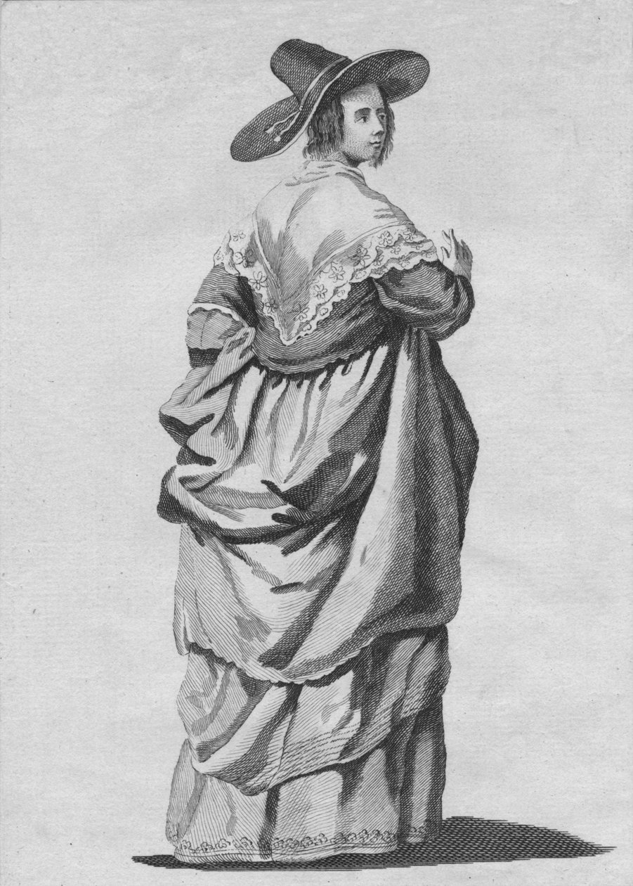 Nawyk żony kupców z Londynu w 1640, 1776 autorstwa Unbekannt