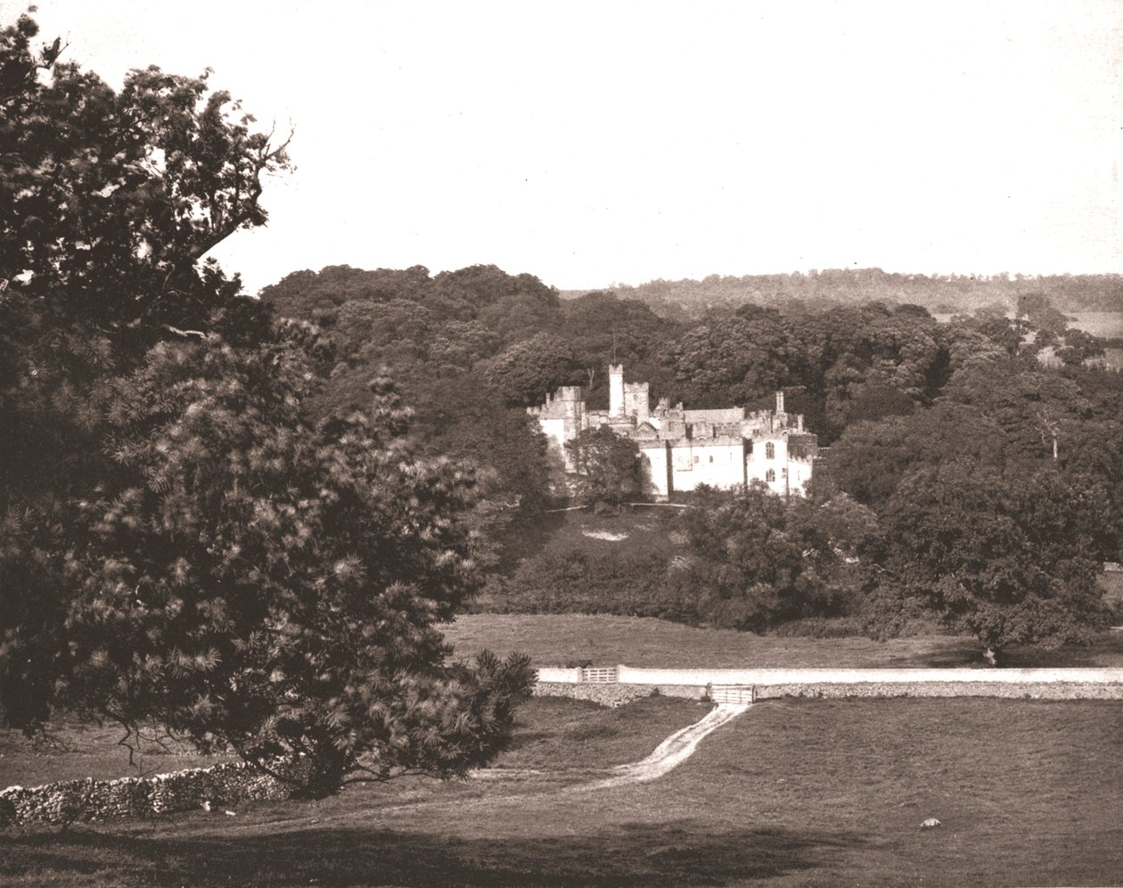 Haddon Hall, niedaleko Bakewell, Derbyshire, 1894. autorstwa Unbekannt