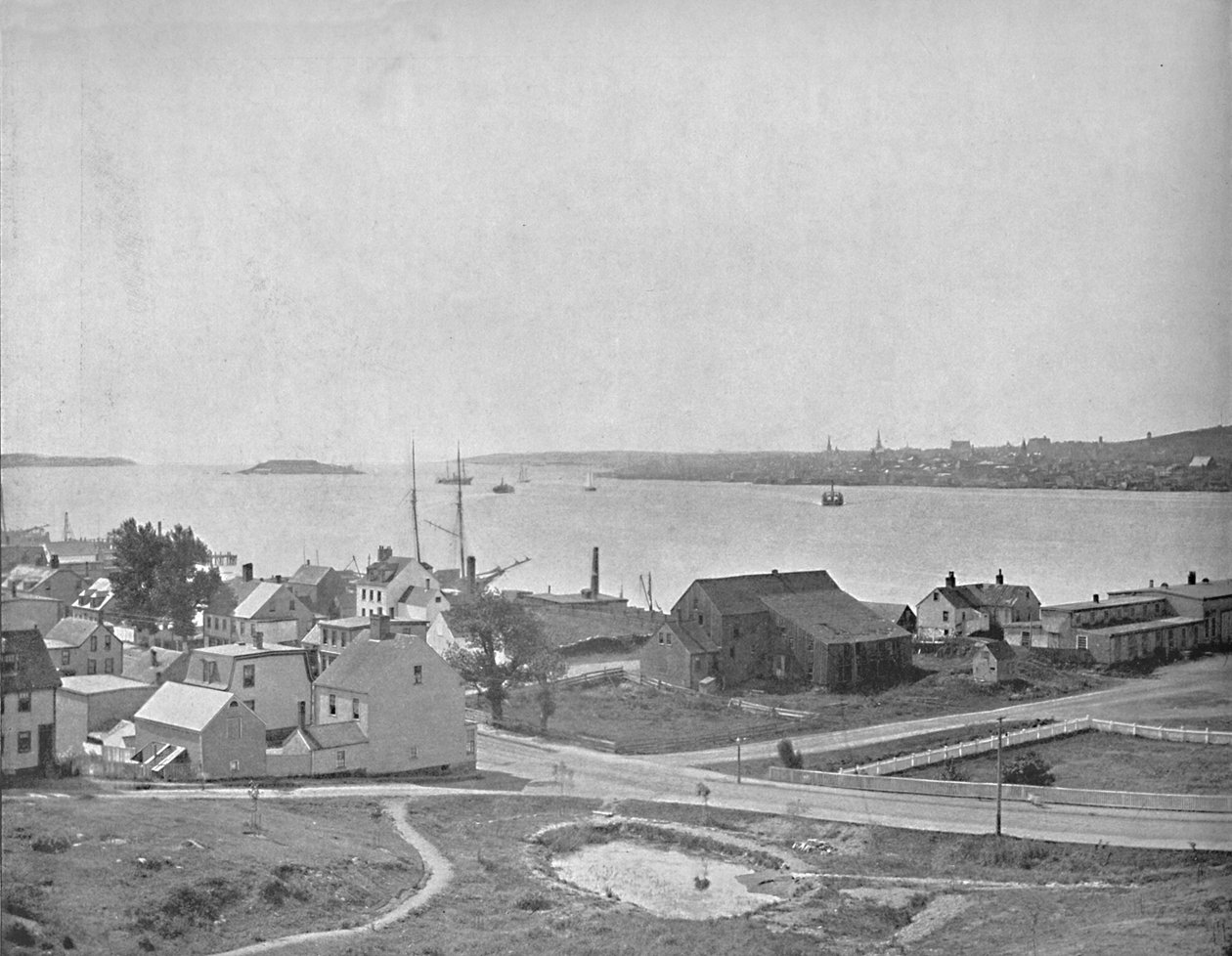 Port Halifax, Nowa Szkocja, niedaleko Dartmouth, ok. 1897. autorstwa Unbekannt