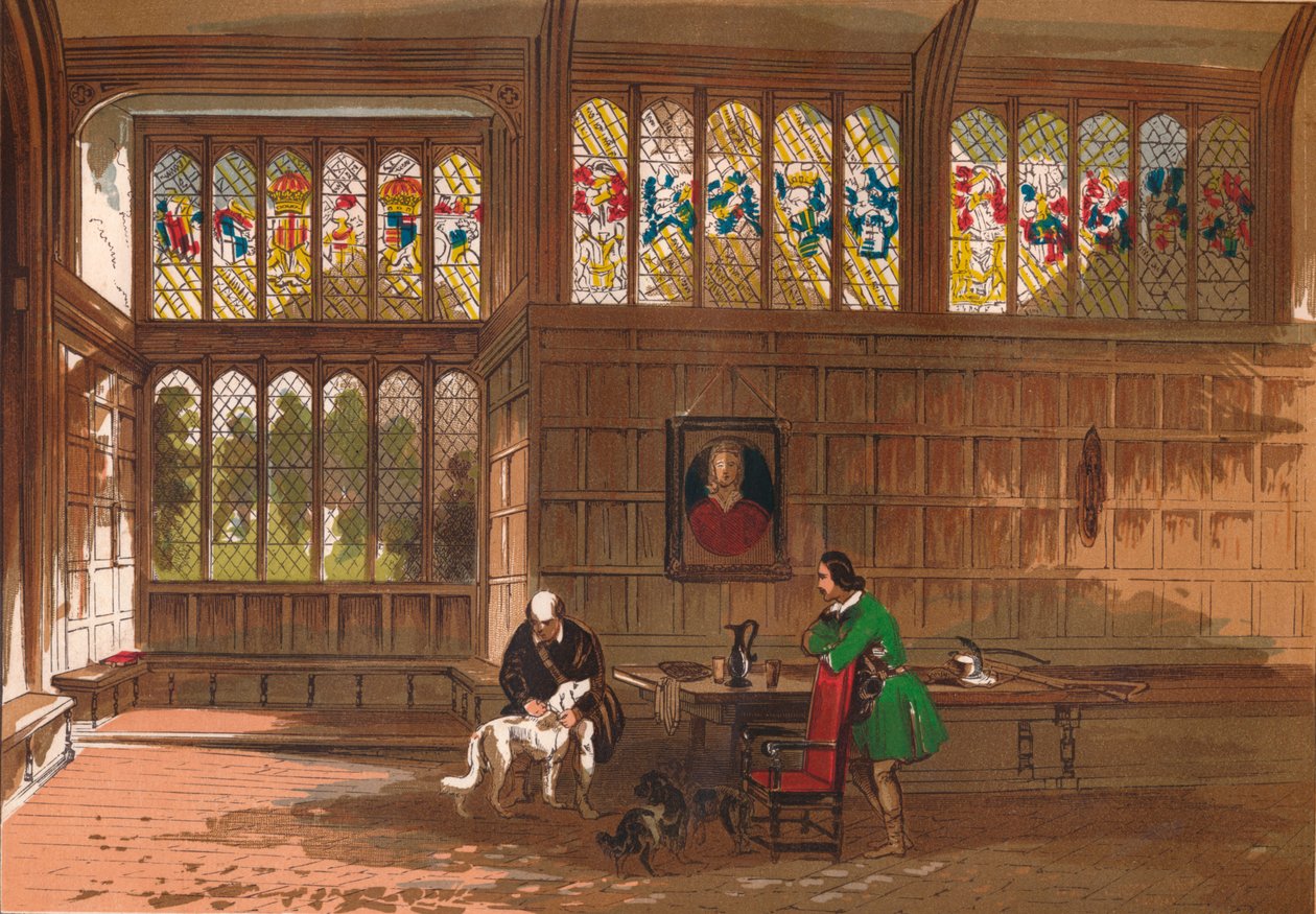 Hall w Ockwells, Berkshire, 1845 autorstwa Unbekannt