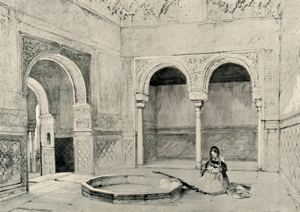Sala Abencerrages, XIX w., 1907. autorstwa Unbekannt