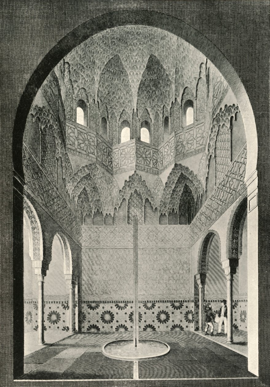 Sala Abencerrages, XIX w., 1907. autorstwa Unbekannt