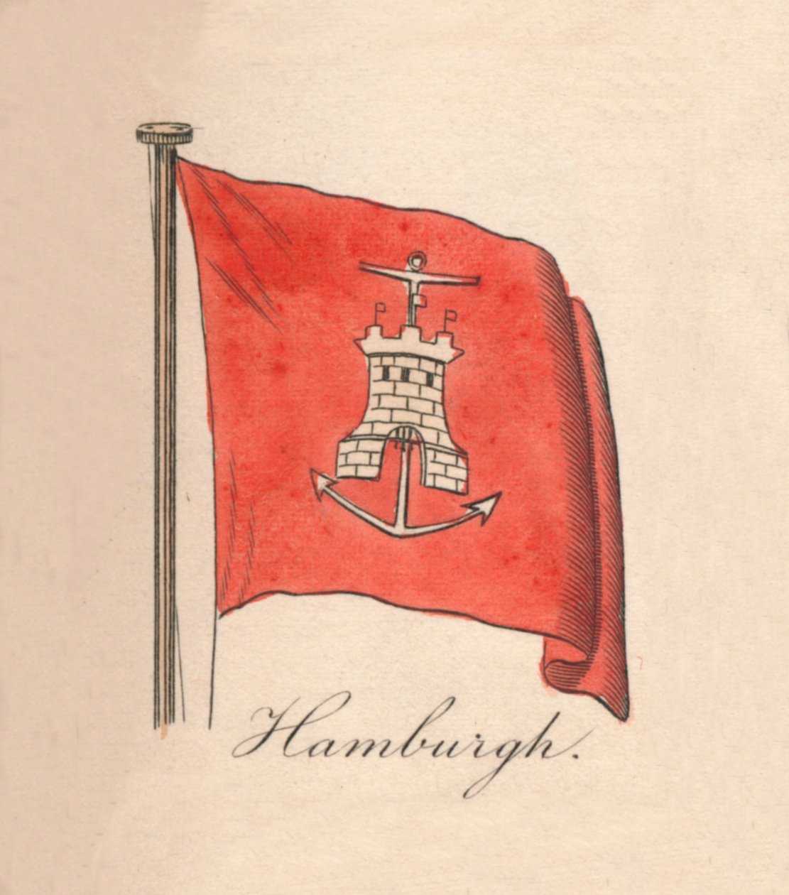 Hamburg, 1838 autorstwa Unbekannt