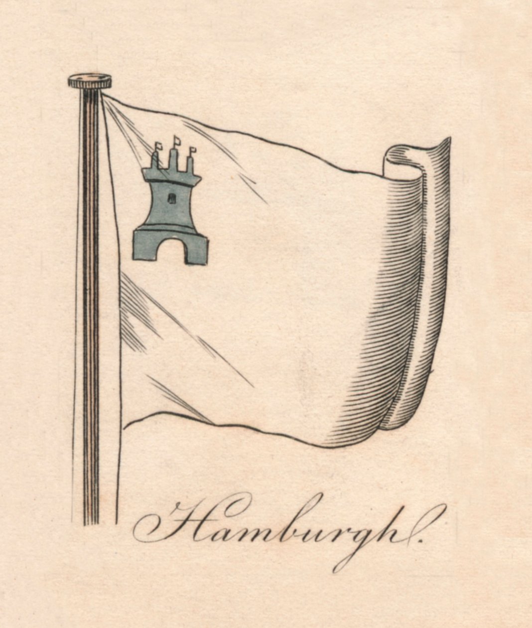 Hamburg, 1838 autorstwa Unbekannt